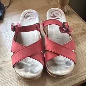 Dansko Red Women's Sandals